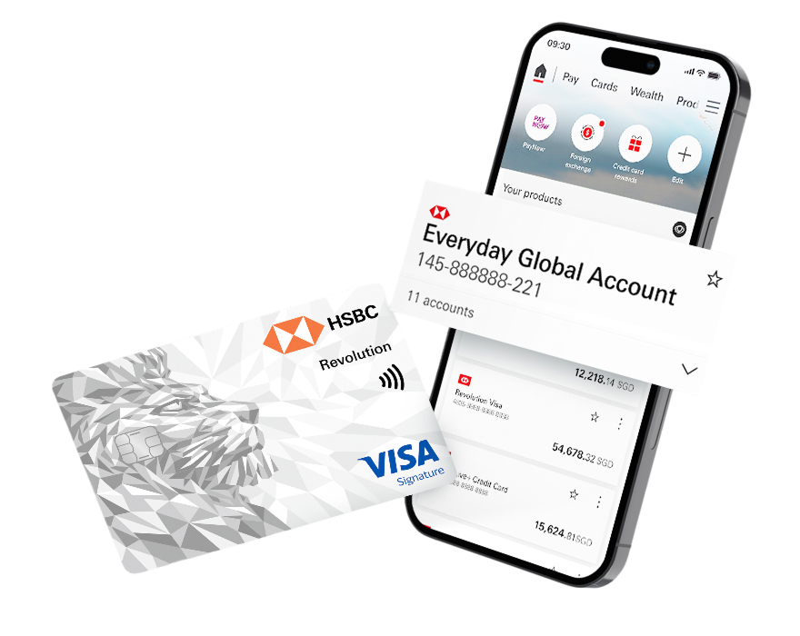 HSBC Revolution Card + Everyday Global Account